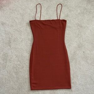Ribbed Cami mini dress